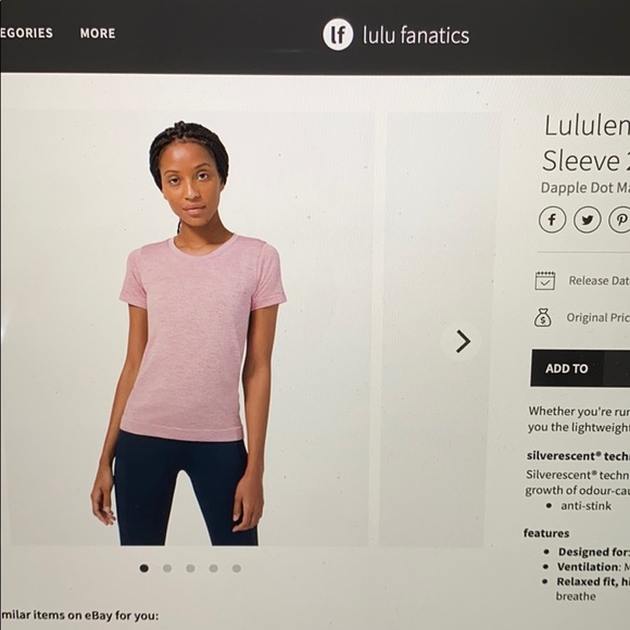 ❌Sold ❌ Lululemon Magenta Glow Swiftly Dapple Dot - Picture 11 of 11